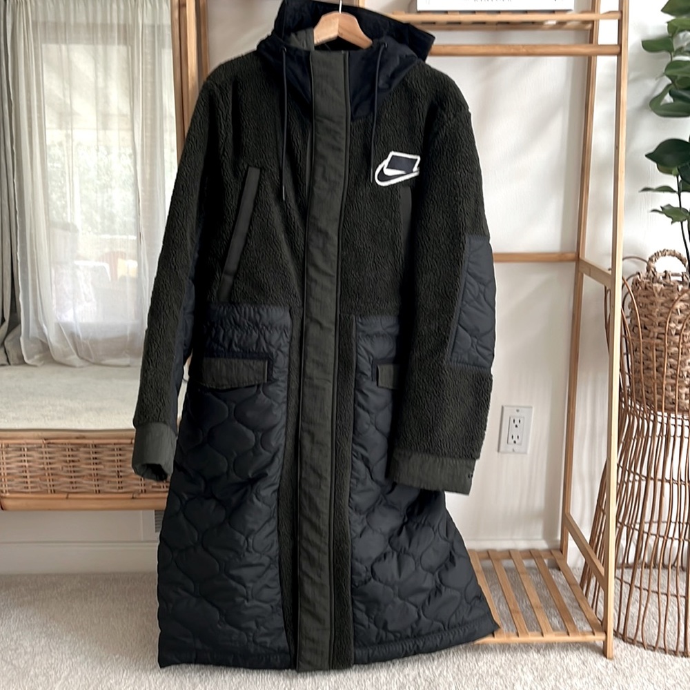 Nike Sportswear Synthetic Fill Sherpa Parka Men Size M